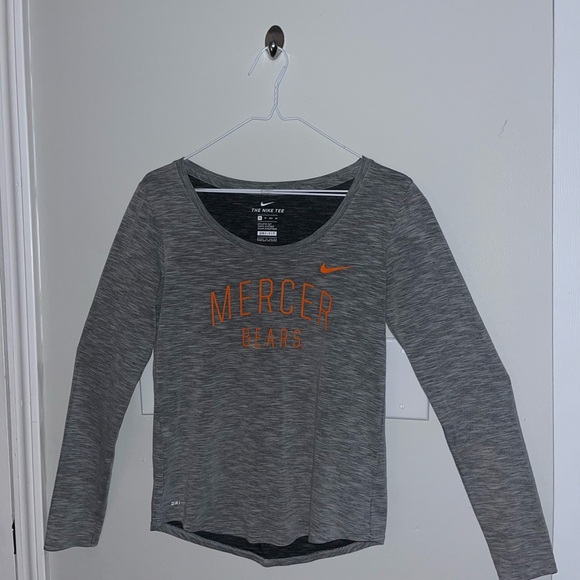Mercer Bears Arch Over Officially Licensed Long Sleeve T-Shirt I XS - Picture 2 of 8